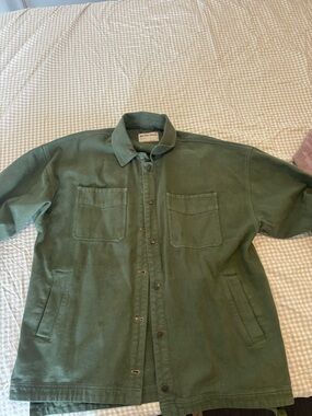 Free People We The Free Madison City Jacket Green Large